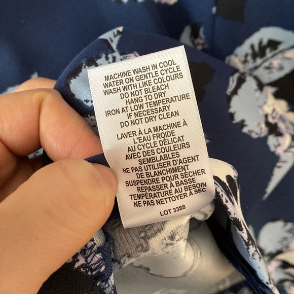 MARIO SERRANI Wrinkle Free Dress Sleeveless Blur Color ITALY - Picture 6 of 7